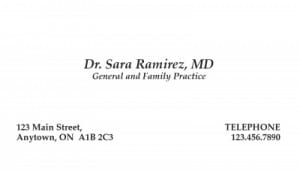 Appointment card M0701