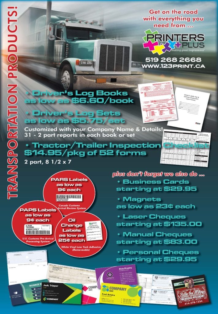 Transportation Products 123print.ca